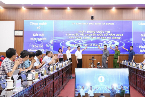 Phát động cuộc thi xây dựng công dân số tỉnh Hà Giang năm 2024