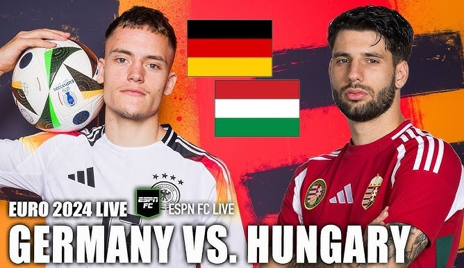 Link xem trực tiếp Đức vs Hungary - Bảng A EURO 2024