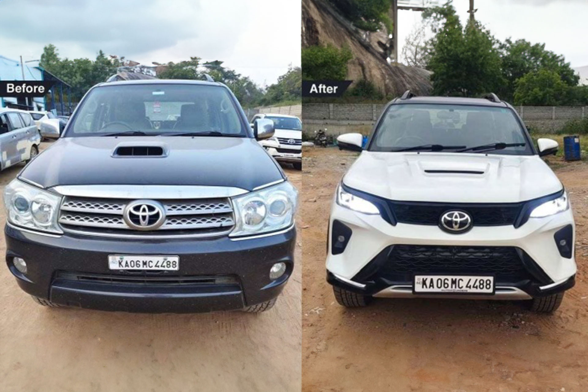 Toyota Fortuner type 1 to legender front 1.jpg