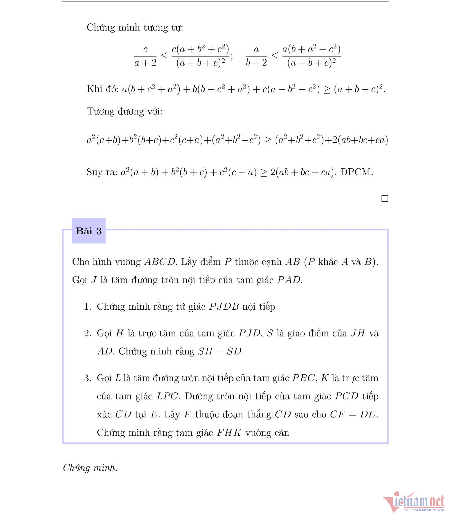 Đề thi tuyển sinh vào lớp 10 chuyên Toán THPT Chuyên Khoa học Tự nhiên 2024: Bí kíp chinh phục