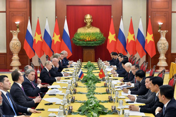 Tổng Bí thư Nguyễn Phú Trọng hội đàm với Tổng thống Nga Vladimir Putin