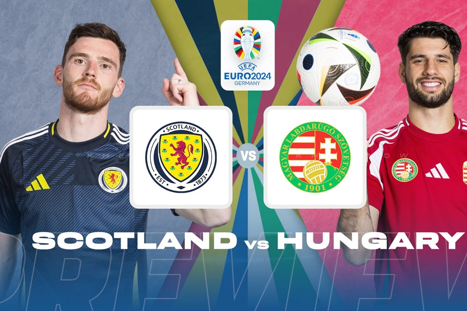 Trực tiếp bóng đá Hungary vs Scotland, bảng A Euro 2024