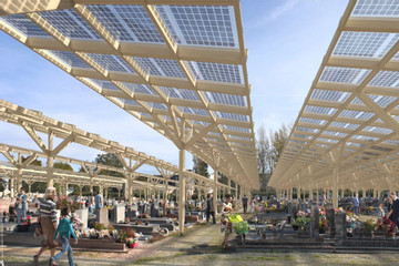 Biến nghĩa trang thành trang trại điện mặt trời, cấp điện cho nghìn người