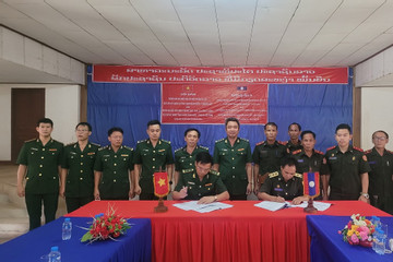 Tăng cường phối hợp lực lượng bảo vệ biên giới Quảng Bình – Khăm Muộn (Lào)