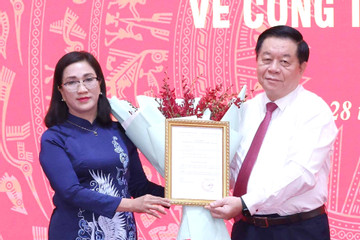Bà Đinh Thị Mai giữ chức Phó Trưởng Ban Tuyên giáo Trung ương