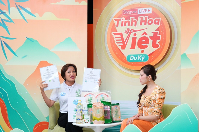 Ba nữ giám đốc thương hiệu Việt livestream cùng Shopee - Tinh hoa Việt du ký