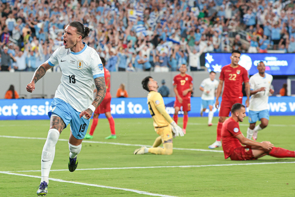 Darwin Nunez ghi bàn, Uruguay đại thắng 5-0 ở Copa America Uruguay
