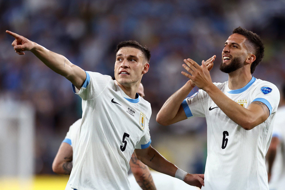 Darwin Nunez ghi bàn, Uruguay đại thắng 5-0 ở Copa America Uruguay