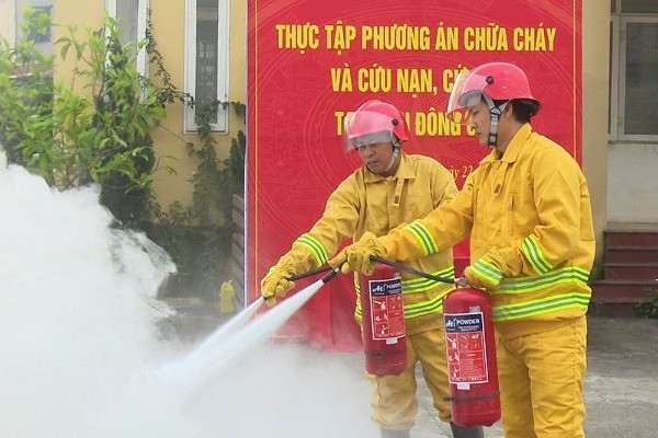 Lực lượng tham gia bảo vệ an ninh trật tự ở cơ sở sẽ hỗ trợ chữa cháy, cứu nạn