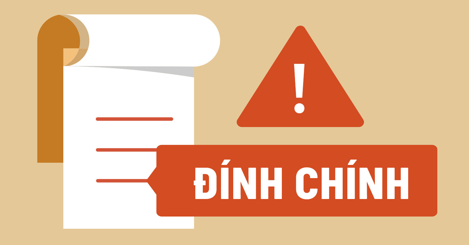 Thông tin cải chính, xin lỗi