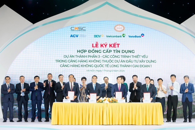 Vietcombank cấp tín dụng 1 tỷ USD cho dự án Cảng hàng không quốc tế Long Thành