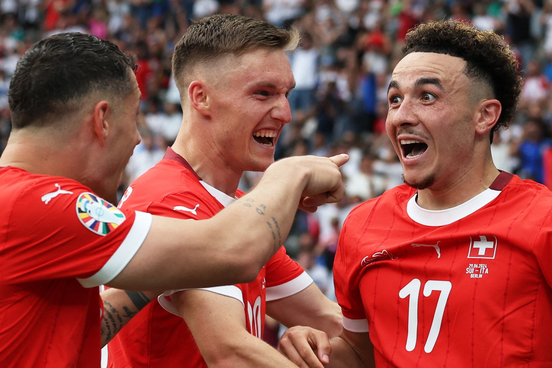 Thắng áp đảo Italy, Thụy Sĩ vào tứ kết EURO 2024