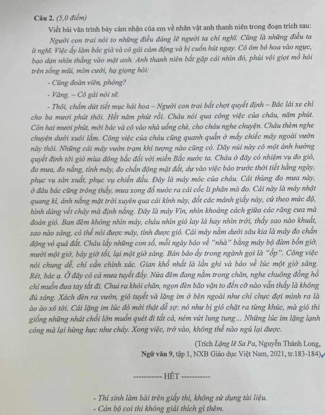 Thí sinh Hải Phòng được hỗ trợ đặc biệt trong kỳ thi vào lớp 10 bằng xe cứu thương và phòng thi riêng