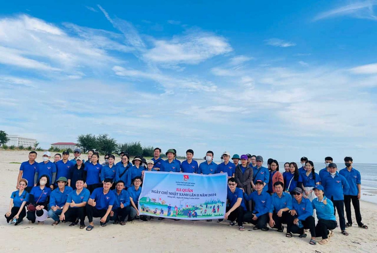 Ảnh 1: Ra quân Ngày chủ nhật xanh lần hai năm 2024.