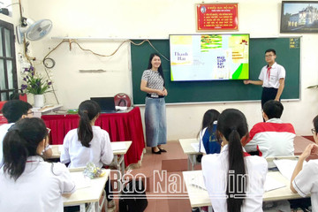 Hiệu quả chuyển đổi số ở một trường học tại Nam Định