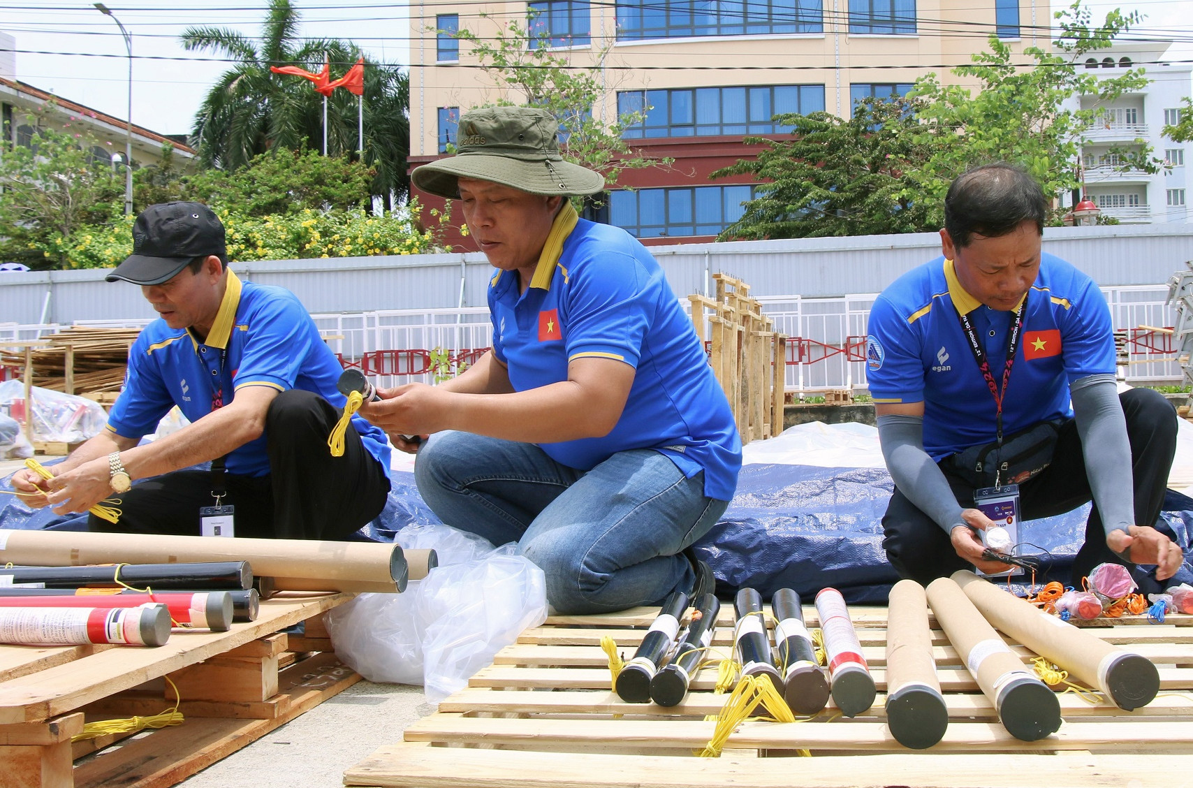 Bên trong 'trận địa' pháo hoa quốc tế Đà Nẵng trước ngày khai hỏa