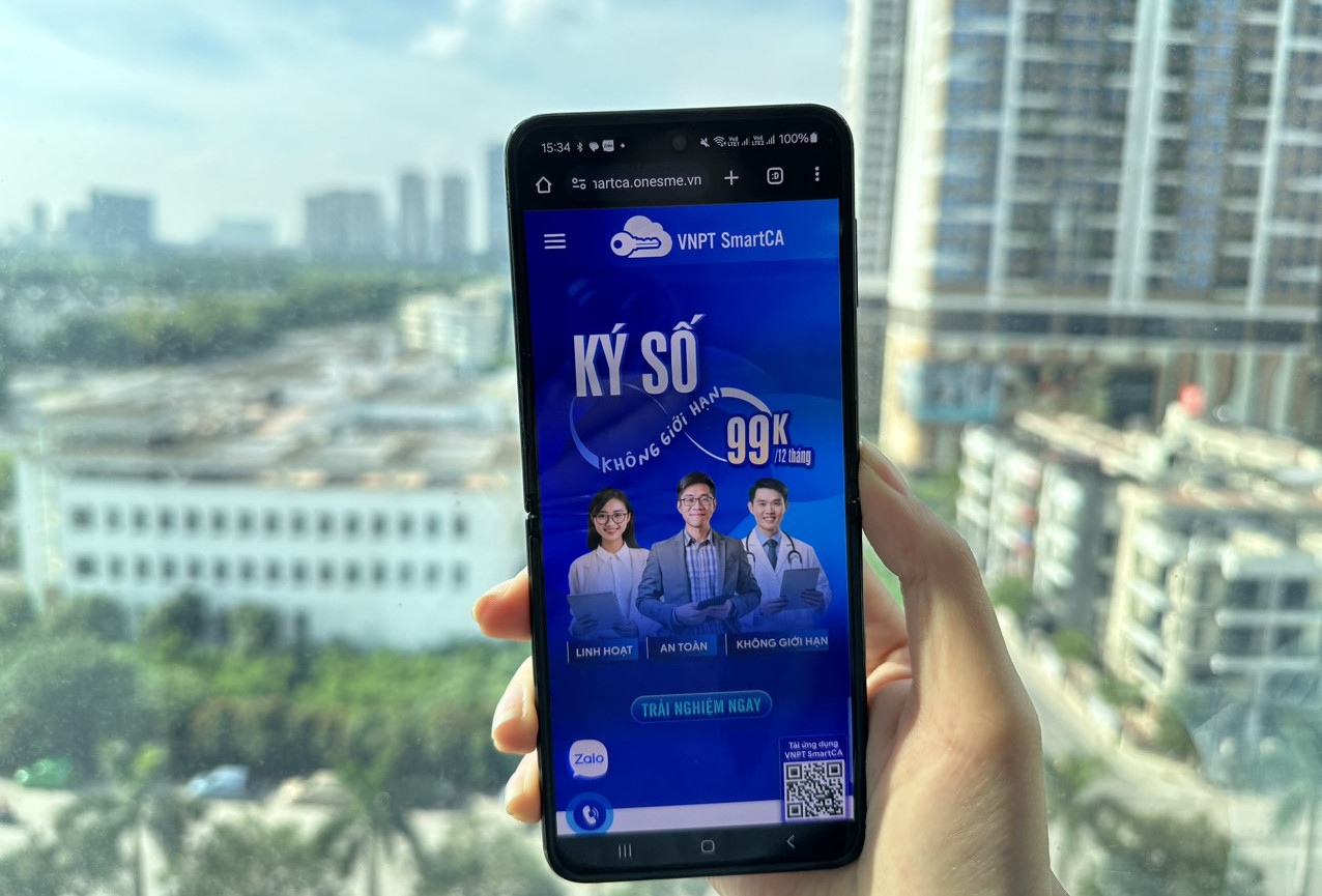 Ưu đãi ký số không giới hạn với gói cước mới của VNPT SmartCA