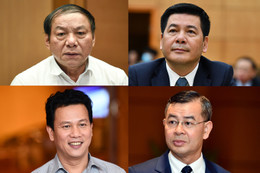 Chủ tịch Quốc hội ‘chấm điểm’ 4 bộ trưởng, trưởng ngành trả lời chất vấn