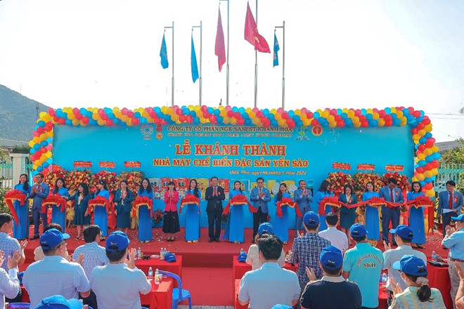 Sanest Khánh Hòa khánh thành Nhà máy chế biến đặc sản yến sào