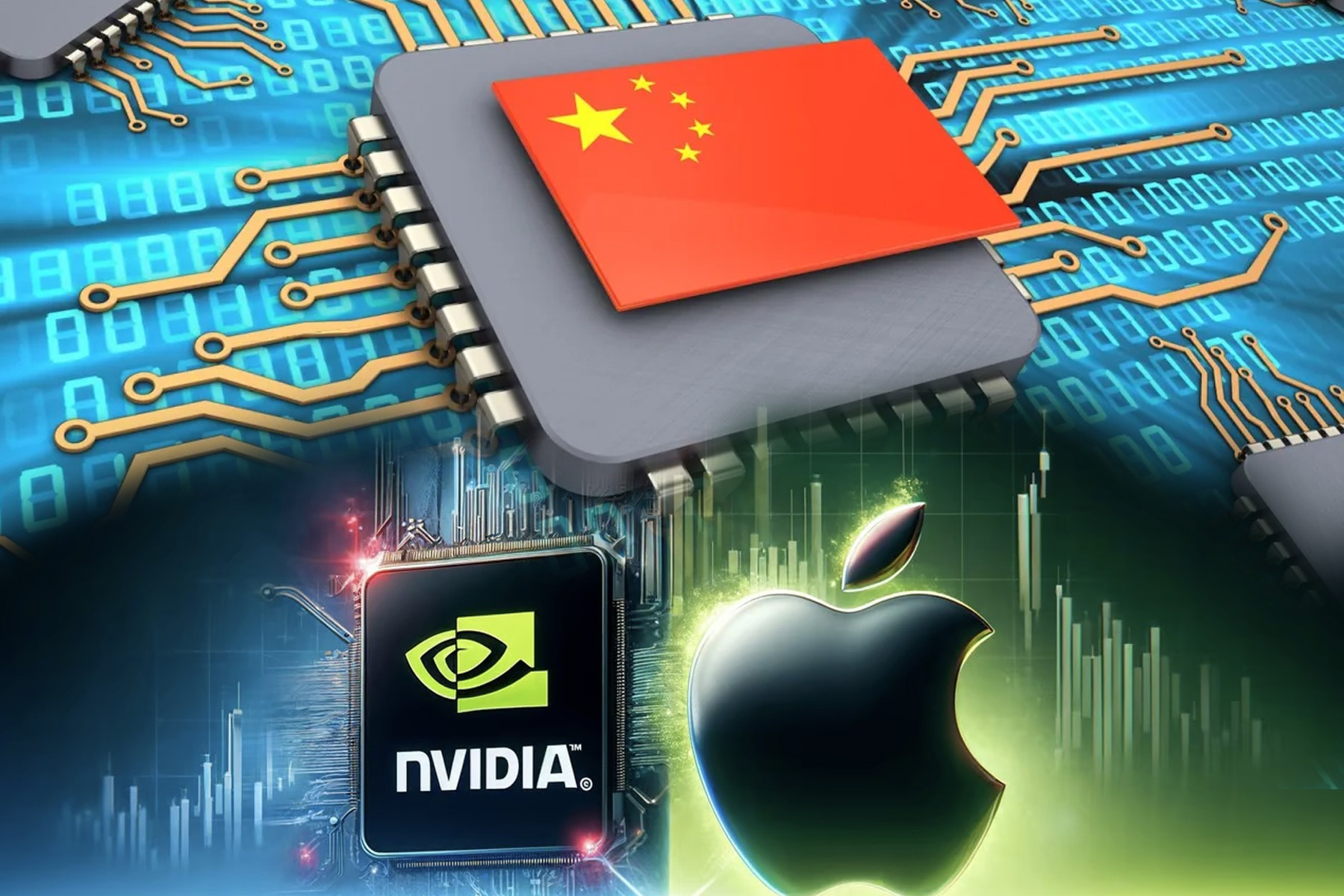 Nvidia vượt Apple, Trung Quốc bị bỏ xa trong cuộc đua bán dẫn