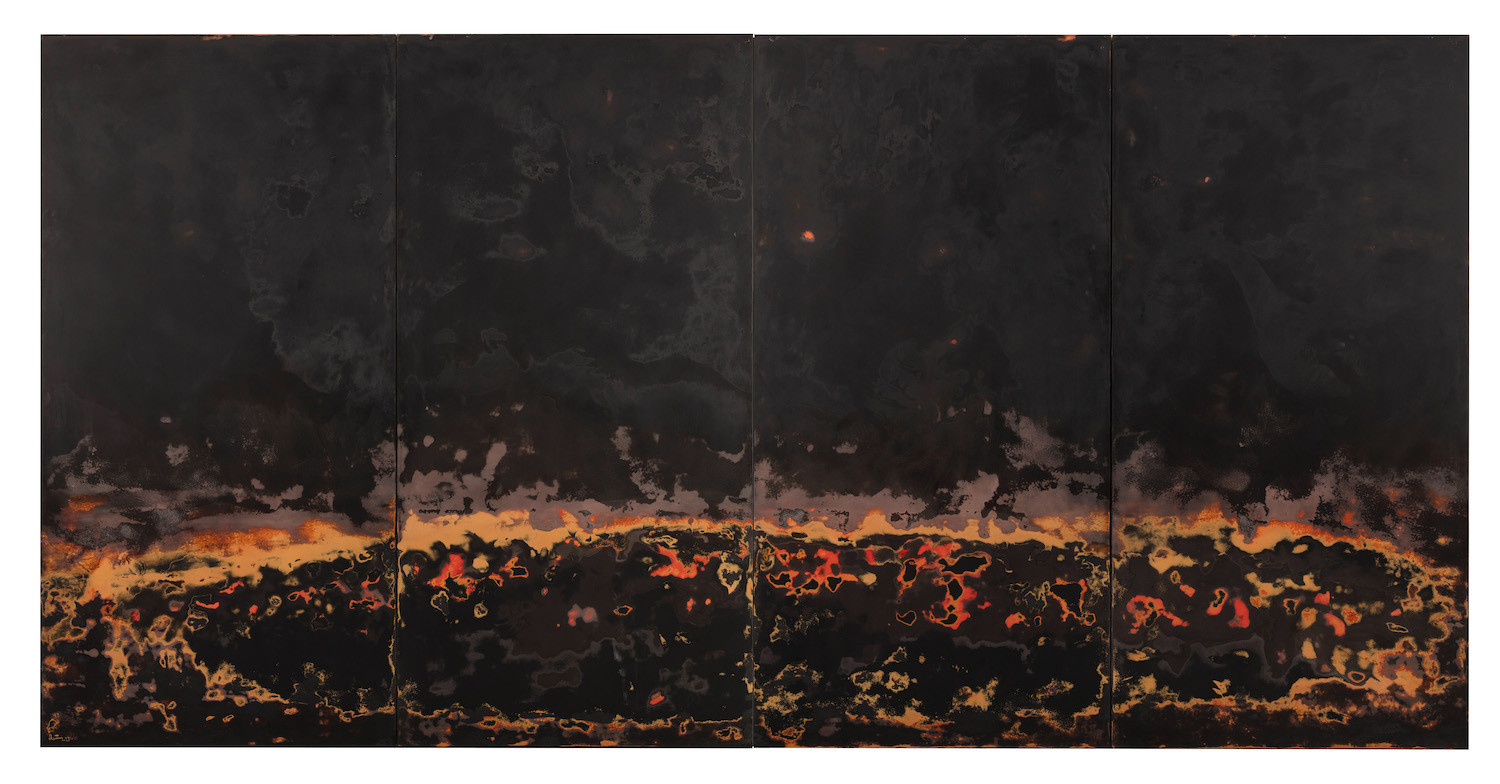 12. Thiên khải. 2023. Sơn mài. 240 x 480 cm.jpg