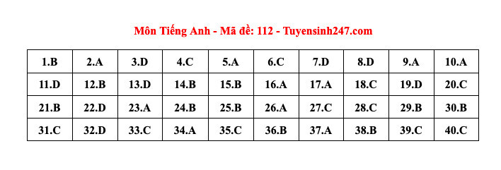 Đề thi và đáp án gợi ý vào lớp 10 Hà Nội năm 2024