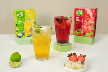Trí Việt Phát Foods ra mắt trà trái cây có topping tươi
