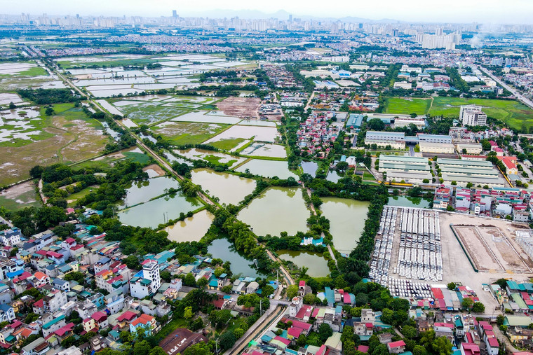 Khu đất sẽ xây dựng tổ hợp ga đường sắt 19.000 tỷ đồng ở Hà Nội