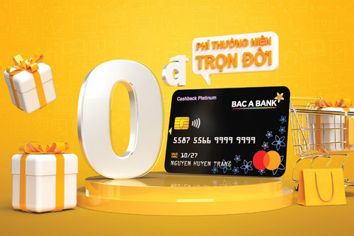 Bac A Bank miễn phí thường niên cho chủ thẻ tín dụng