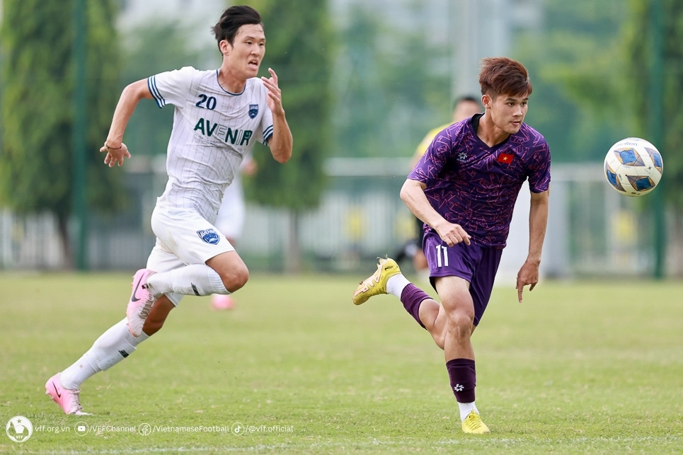 U19 Việt Nam thua U21 Avenir 0-1 trước giải Đông Nam Á 2024