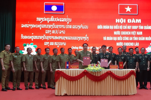 Xây dựng biên giới Việt - Lào hòa bình, hữu nghị, hợp tác và phát triển