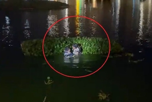 Bị bạn nhậu thách thức, người đàn ông liền nhảy xuống hồ ở Đà Nẵng
