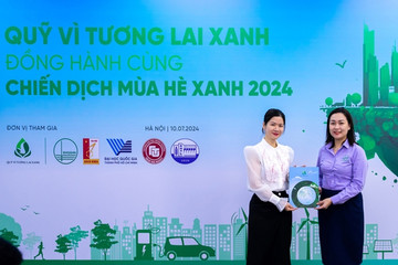 Quỹ Vì tương lai xanh đồng hành cùng chiến dịch Mùa hè xanh 2024