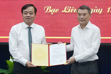 Chủ tịch UBND tỉnh Cà Mau làm Phó Bí thư Tỉnh ủy Bạc Liêu