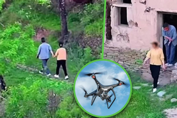 Chồng dùng flycam bắt quả tang vợ ngoại tình với sếp ở nhà hoang