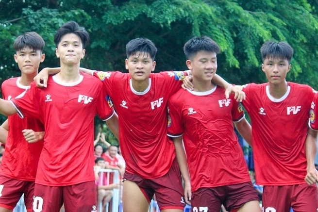 VCK U17 quốc gia 2024: PVF giành vé sớm, Đồng Tháp hưởng niềm vui