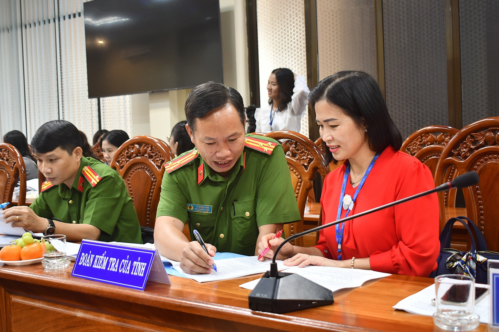 Đoàn kiểm tra CCHC của tỉnh kiểm tra  về việc thực hiện đề án 06 tại TP.Bà Rịa.