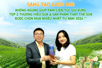 Fami giữ vững vị trí ‘thương hiệu được chọn mua nhiều nhất’ từ năm 2014