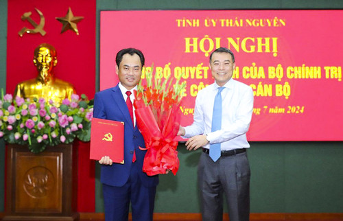 Bộ Chính trị chuẩn y ông Trịnh Việt Hùng làm Bí thư Tỉnh ủy Thái Nguyên