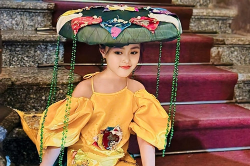 Mẫu nhí 9 tuổi tham dự Hoa hậu và Nam vương nhí thế giới 2024