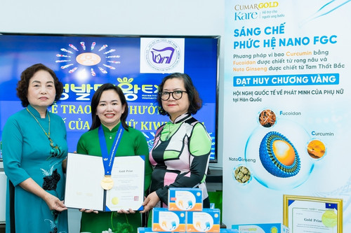 Sáng chế Việt hỗ trợ điều trị ung bướu đạt huy chương vàng quốc tế