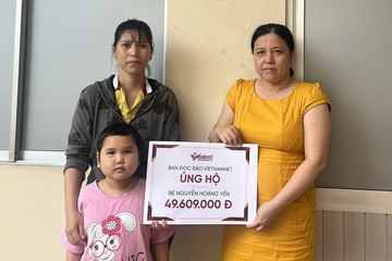 Trao gần 50 triệu đồng đến bé Nguyễn Hoàng Yến