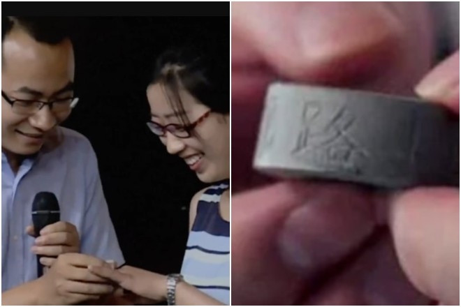 Cầu hôn bạn gái bằng nhẫn xi măng, nghiên cứu sinh khiến nhiều người bàn tán