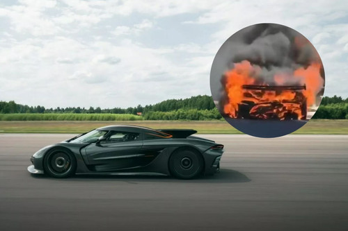 Koenigsegg Jesko từng cháy trụi trơ khung nhưng vẫn đạt 4 kỷ lục tốc độ