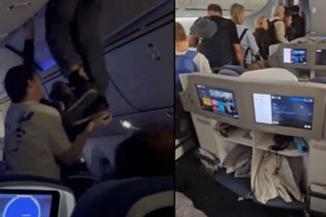 Máy bay Tây Ban Nha gặp nhiễu động, hành khách bị hất văng lên khoang hành lý