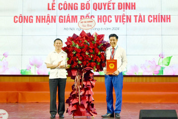 PGS.TS Nguyễn Đào Tùng làm Giám đốc Học viện Tài chính