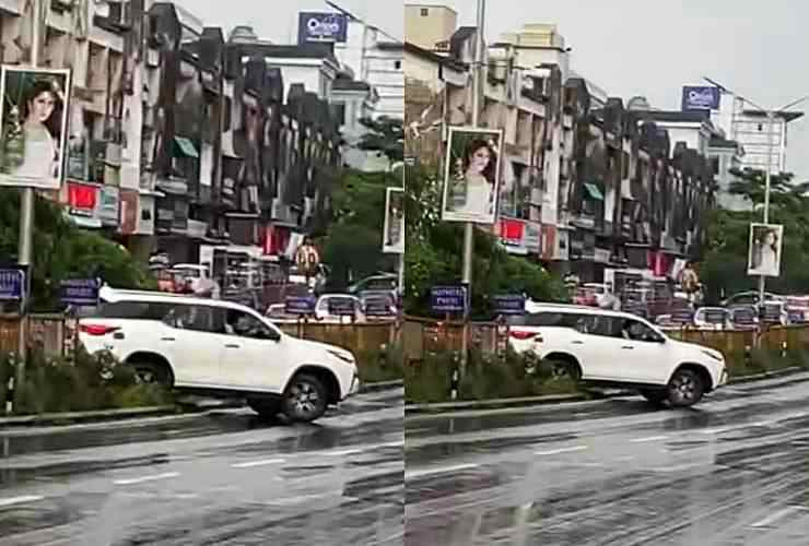 Toyota Fortuner crosses divider goa .jpg