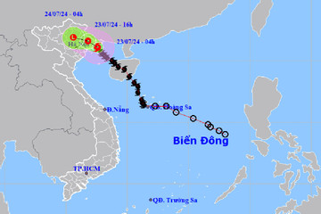 Bão số 2 chạm bờ Quảng Ninh, huyện Đầm Hà gió giật mạnh cấp 9