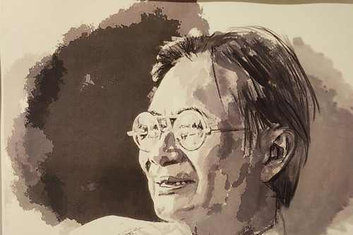 Chân dung các văn nghệ sĩ nổi tiếng Việt Nam qua tranh