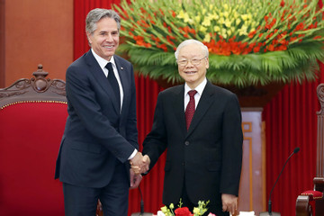Ngoại trưởng Mỹ Antony Blinken sẽ dự lễ tang Tổng Bí thư Nguyễn Phú Trọng